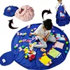 Extra Large Round Play Mat Toy Storage Bag Play Mat for Kids