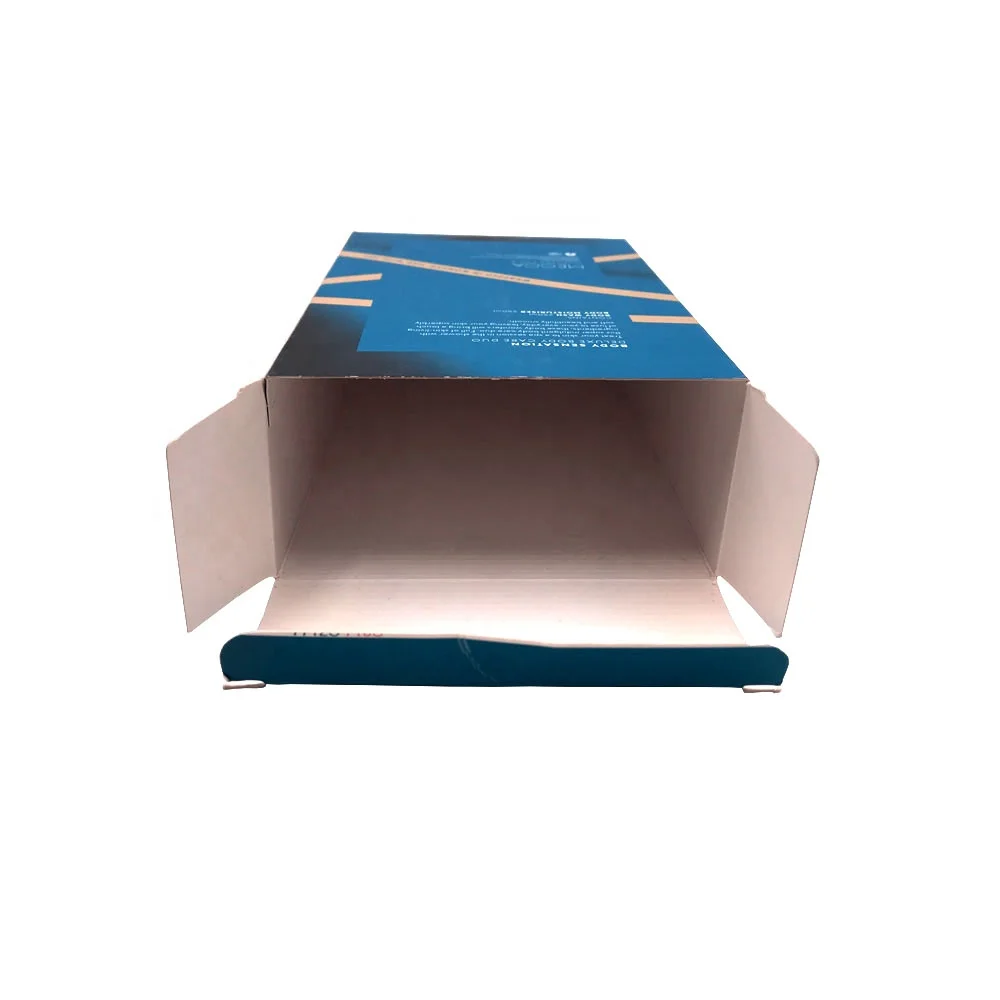 paper packaging box corrugated printed paper matte surface