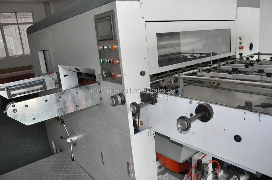 super grade semi automatic corrugated board printed box die cutting machine
