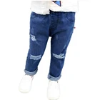 Wholesale hot sell children girls jeans pants