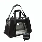 Pet travel carrier soft sided airline approved small cat carrier cat carry bag