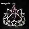 Music note symbol Crystal Pageant Crowns and tiaras