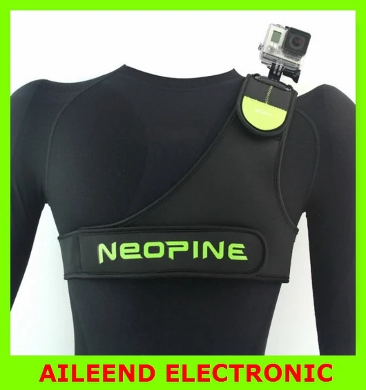 Harness Chest Belt Single Shoulder Strap Adapter Camera Mount for 4/ 3+ / 3 / 2 / 1 SCM-2