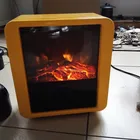 Fireplace Insert V-MART Mini Decorative Desktop Waterproof Electric Flame Fireplace Insert Heater