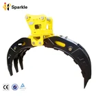 Hydraulic grab log grapple small log grapple hydraulic log grapple
