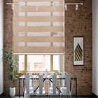 Roman style zebra shade blind with motor 45 mm persiana zebra roller blind for window