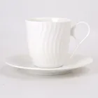 220ml Fine Bone China Coffee And Tea Cup Saucer Sets