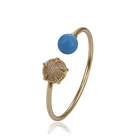 51753 xuping latest design Jewelry ,fashion pearl bangle with stone