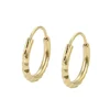 98032 Xuping 14k gold color Mexico hoop gold earring