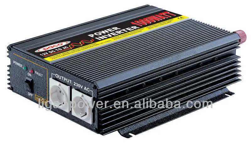 CE certified 12V DC to 220V AC 1000W power inverter, View inverter 12v