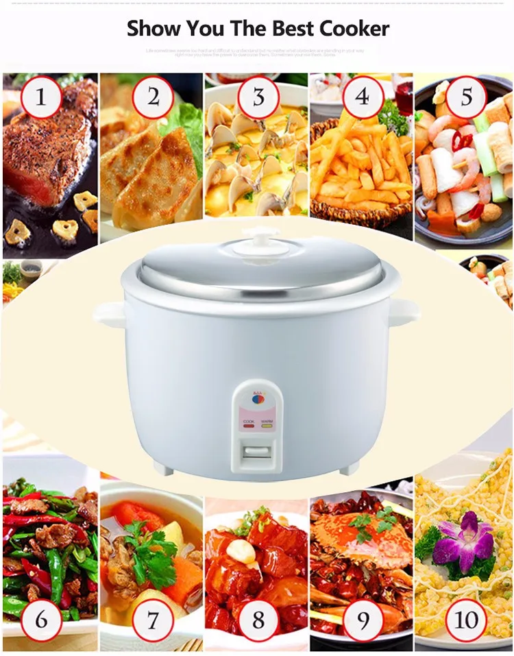 China Wholesale National Oem Design Big Size Commercial Rice Cooker For