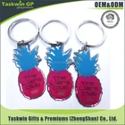 Promotional gift pineapple shape metal key chain for print