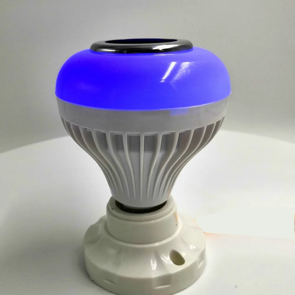 Intelligent color changeable LED bulb speaker , with remote controller - ANKUX.COM