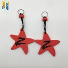 Custom logo EVA foam advertising floating key chain key ring key chain