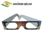Paper Material heart Diffraction Glasses Custom Brand Fireworks glasses Line diffraction Glasses wholesale