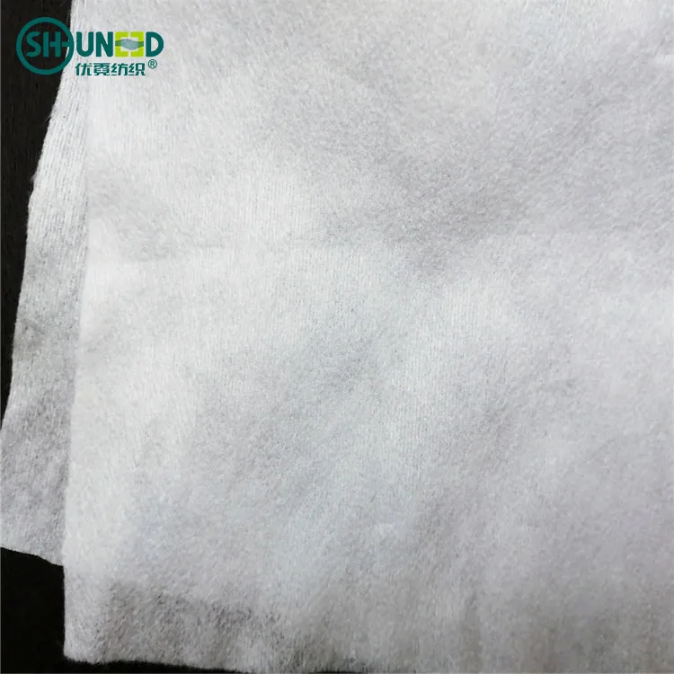 Natural 40gsm 100% Organic Bamboo Fiber Spunlace Nonwoven Fabric for Wet wipes / Face Mask
