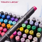 Touch Lecai Permanent marker pen Guangdong Manufacturer Wholesale High Quality Twin-Tips Color Marker Pen for Painting