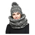 Many Styles Long Service Life Cable Knitted Hat Scarf Gloves Sets/Fashion Cable Knitted Hat Scarf Set