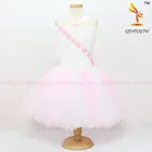 Newest Arrival Fashion Style Kids Girl Sleeveless White Lace Dress