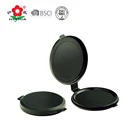 Office Fingerprint Pad Plastic Black Stamp Ink Pad