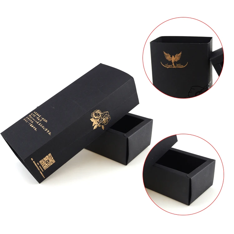 cardboard small gift box custom black bow tie gift packaging