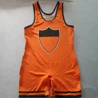 custom sublimated high quality lycra kids wrestling singlets wrestling clothing