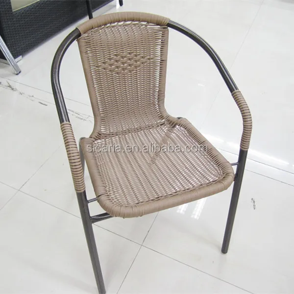 outdoor wicker stacking chair