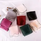 Fashion Style Women Solid Colour Chiffon Scarf Lady Spring Hair band
