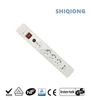 Germany Type 3 Way Multi Surge Protection Electric USB Power Extension Socket