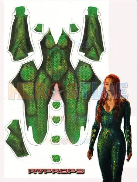 Mera Aquaman, 3D принт, спандекс, зентай, костюм для косплея, костюм суперг...