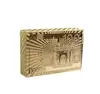 European Style Durable Waterproof Gold Foil Gold plated Playing Card Set Classic Magic Tool Magic Boxed High Quality