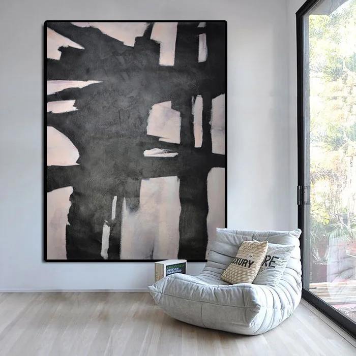 3Hand Painted Extra Large Abstract Painting, Horizontal Acrylic Painting Large Wall Art, Original Art