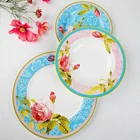 China wholesale new bone china dinnerset dinnerware sets In-glazed flower decoration