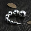 6pcs 100% S925 Sterling Silver DIY Handmade Accessories Ball Crimp Beads Jewelry Wholesale
