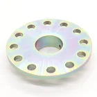 Custom Electric Color Zinc Plated Fange CNC Turning Part