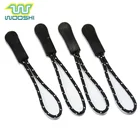 Factory Cheap Price Wholesale Fancy Zipper Pulls Lanyard Rubber Zip Pullers For Bag Sliders