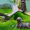 Outdoor garden Carving Metal Craft Animal Life Size Bronze Goose Sculpture