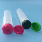 220ml plastic shampoo container tube packaging ,PE cosmetic packaging soft plastic skin cream tube