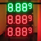 China factory petrol price led sign gas station screen 12inch digital number
