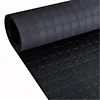 Non Skid Anti Slip Durable Round Stud Black Coin Rubber Mat For Workshop Garage Flooring Mat