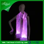 fiber optic clothing newest led light up luminous lady shawl and scarf 2015