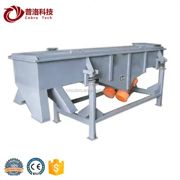 Linear material vibrating screening shaker equipment