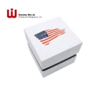 small eco cardboard gift box with lid christmas 2pieces gift box