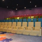 2019 modern style popular public movie theater reclining seats with straight cup holders for units