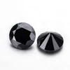 Wholesale Price Round Brilliant Clarity Moissanite Synthetic Black Diamond Moissanite