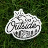 Go Outside Sticker for your car, laptop or water bottle