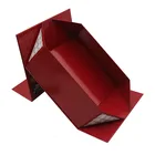 Custom Logo Printing rigid cardboard black, any ribbon rectangle folding paper box or. on folding