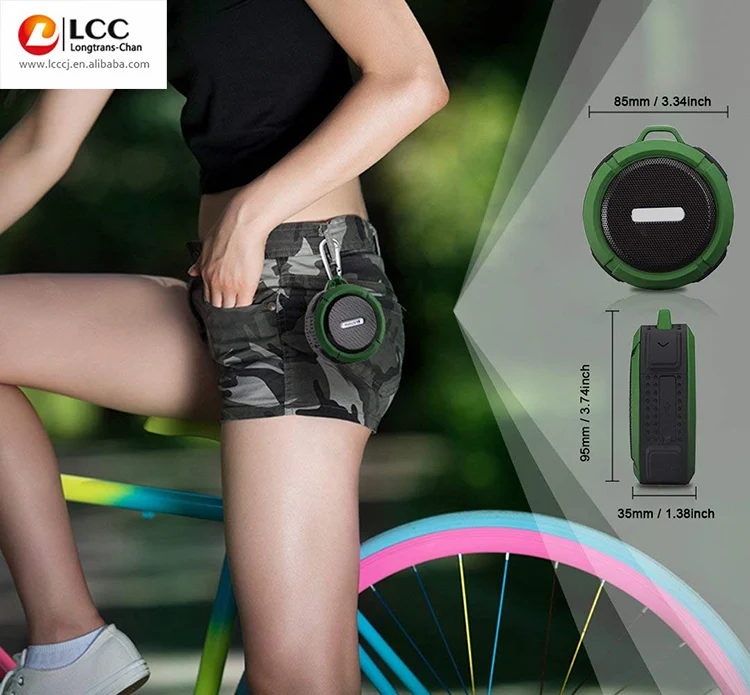 New C6 bluetooths speaker portable waterproof wireless mini speaker with suction cup - ANKUX.COM