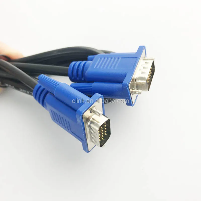 DB15 pin VGA RGB cable 15 pin connector to vga cable - ANKUX.COM
