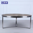 Vintage style furniture antique steel coffee table
